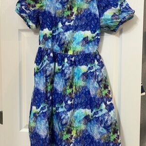 Disney Blue and Green Casual Dress